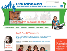 Tablet Screenshot of childhavennm.org